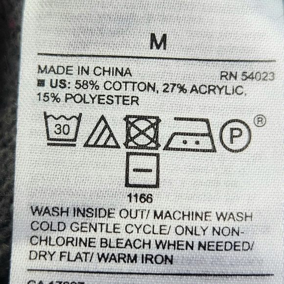 Old Navy Grey w/Speckled V Neck Cotton Blend Long Sleeve Sweater Size Medium - Picture 8 of 8